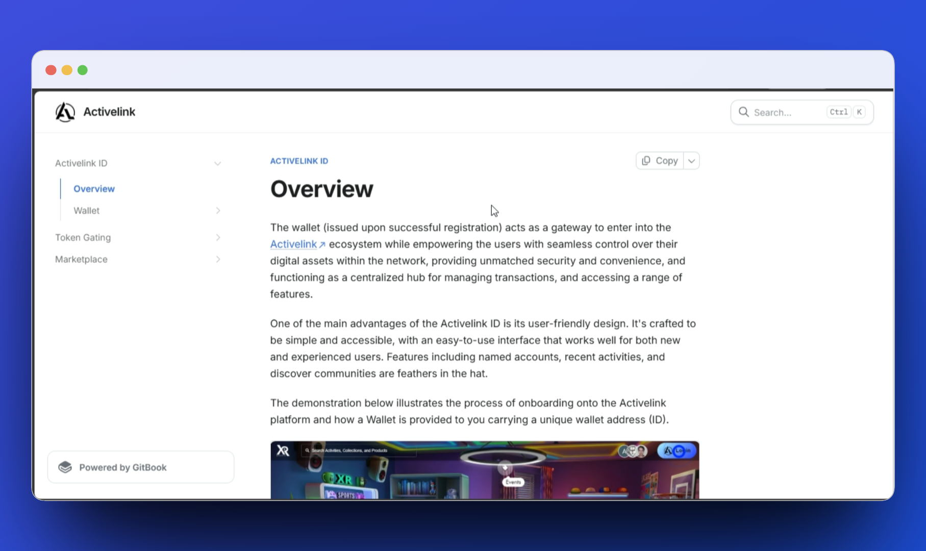 ActiveLink documentation screenshot