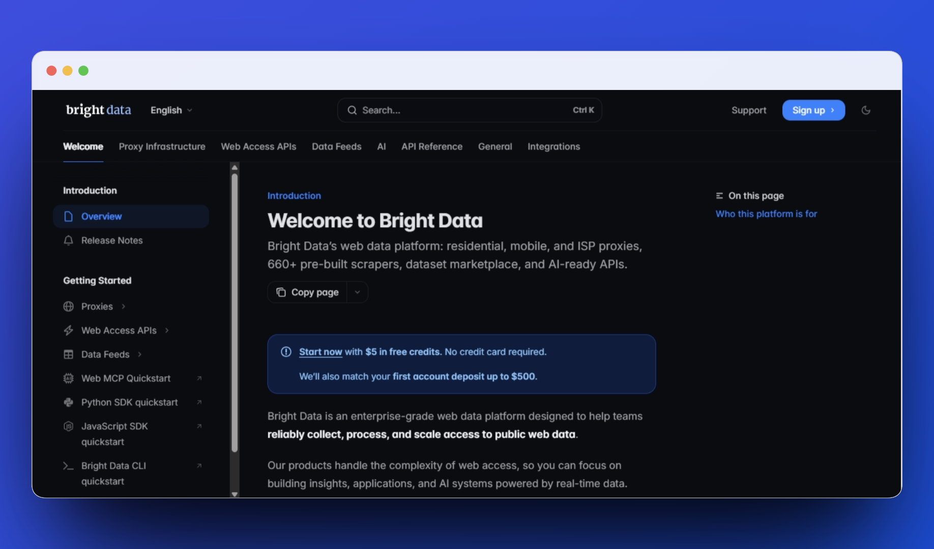 BrightData documentation screenshot