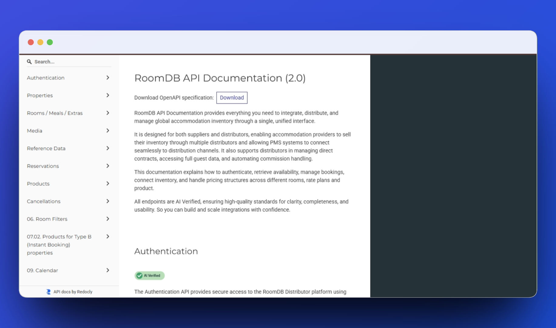 CultuzzAPI (Room DB) documentation screenshot