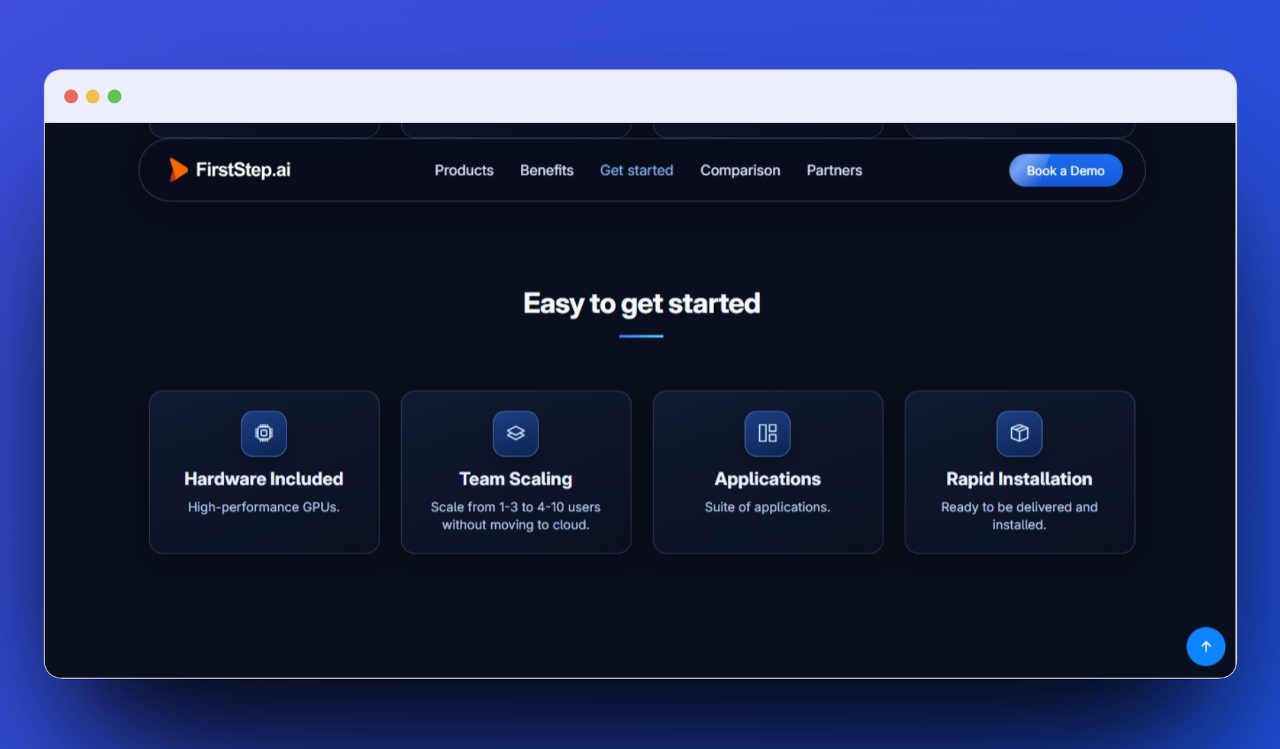 FirstStep.AI documentation screenshot